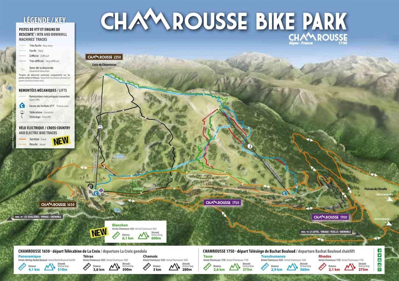 Charmant Studio Cabine Cocoon A 100 M Des Pistes Chamrousse Bagian luar foto